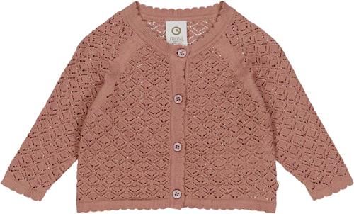 Se Müsli by Green Cotton Knit Scallop Cardigan Baby Str 92 - Daydream Cardigans Bomuld hos Magasin ved Magasin