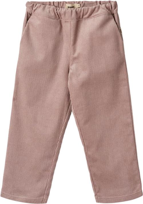 Wheat Cropped Bukser Tricia Str 3 år / 98 cm - Dry Rose Bukser Bomuld hos Magasin