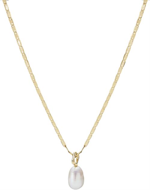 Maria Black Peblinge Necklace Gold 50cm - Halskæder Med Vedhæng hos Magasin