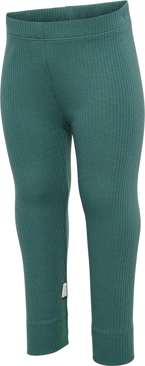 Se Hummel Hmlrene Tights Str 2 år / 92 cm - Sea Pine Leggings hos Magasin ved Magasin