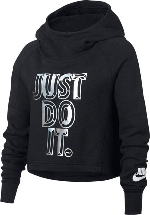 Se Nike Sportswear Cropped Jdi Hoodie 147-158 / L - Sweatshirts & Hættetrøjer Bomuld hos Magasin ved Magasin