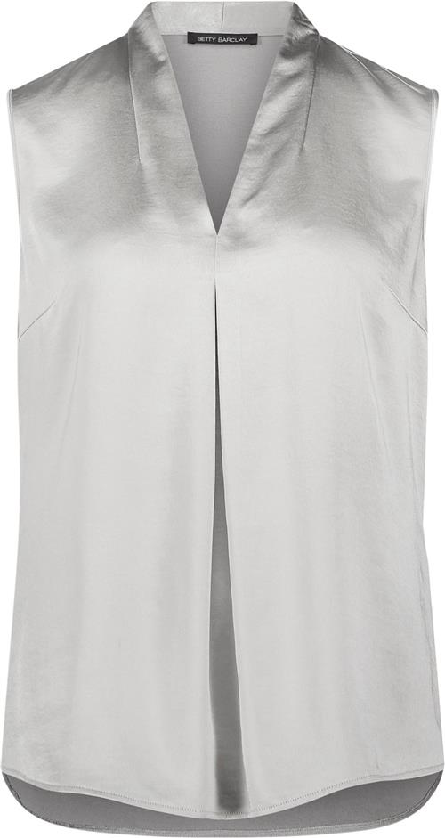 Betty Barclay Bluse Kurz Ohne A Kvinde Light Stone Toppe Str 40 - hos Magasin