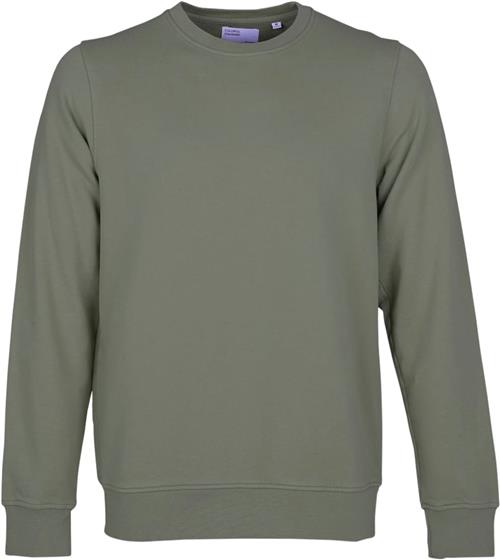 Colorful Standard Classic Organic Crew Mand Dusty Olive Sweatshirts Str S - Bomuld hos Magasin