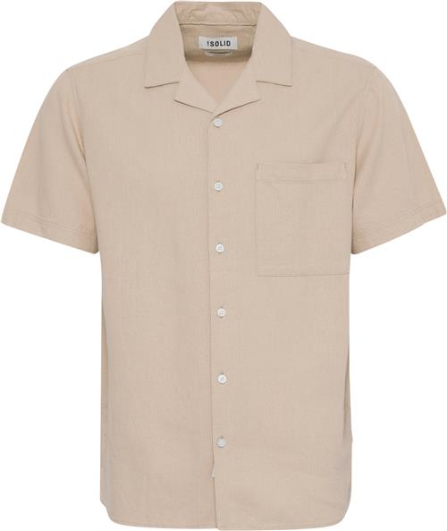 !Solid Sdallan Cuba Shirt Mand Rugby Tan Kortærmede Skjorter Str XL - hos Magasin