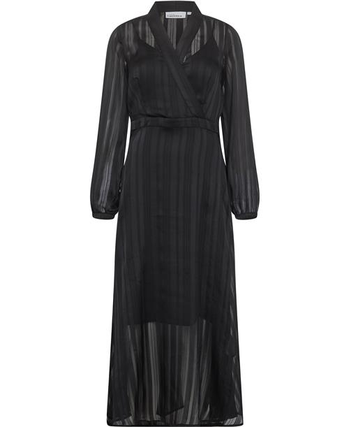 Karen by Simonsen Faxkb Dress Kvinde Meteorite Maxi Kjoler Str 44 - hos Magasin