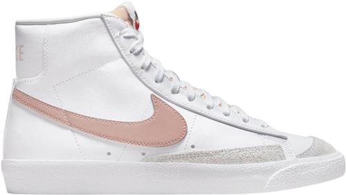 Nike Blazer mid '77 Kvinde White/pink Oxford-black-summit Sneakers Str 42 - Læder hos Magasin