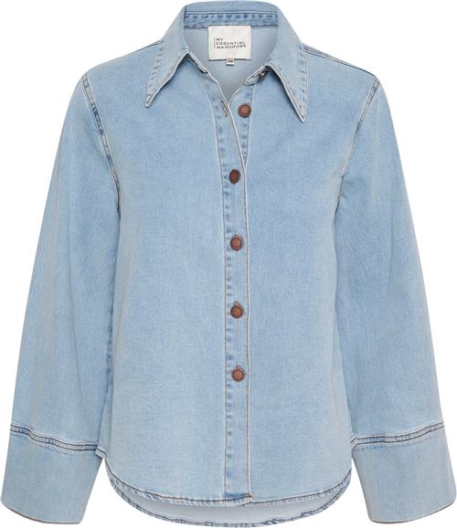 My Essential Wardrobe Laramw 115 Sofia Shirt Kvinde Light Blue Wash Denimskjorter Str 40 - hos Magasin