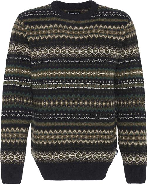 Barbour Barbour Case Crew Fair Mand Bk52 Sweaters Str XL - Uld hos Magasin