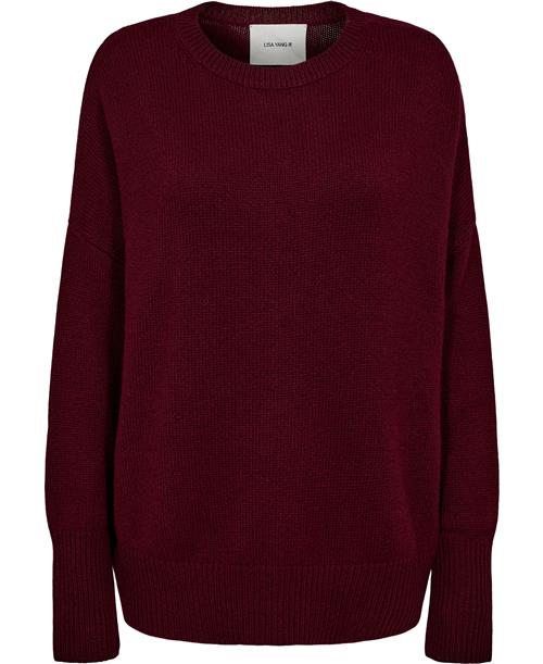 Lisa Yang Mila Sweater Kvinde Cherry Sweaters Relaxed Fit Str M/L - hos Magasin