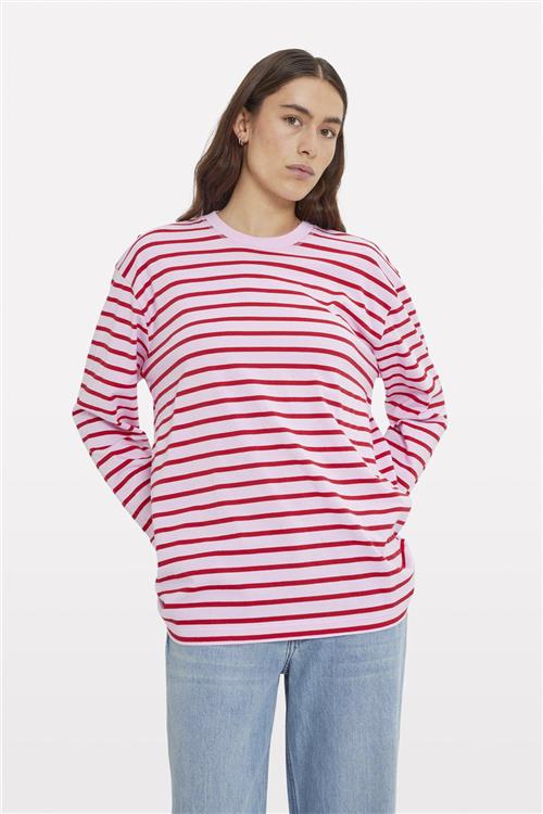 Envii Enkulla LS Stripe 5310 Kvinde Pirouette/salsa Toppe Str XXS - hos Magasin