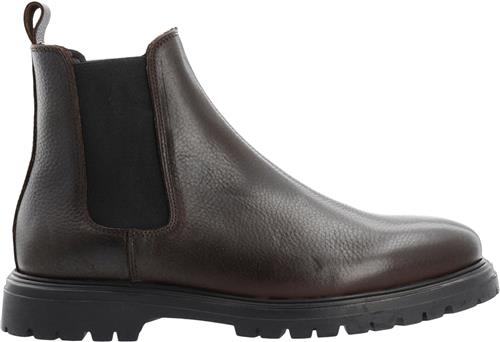 Bianco Biagil Chelsea Boot Tumbled Leather Kvinde Dark Brown Chelsea Boots Str 43 - hos Magasin