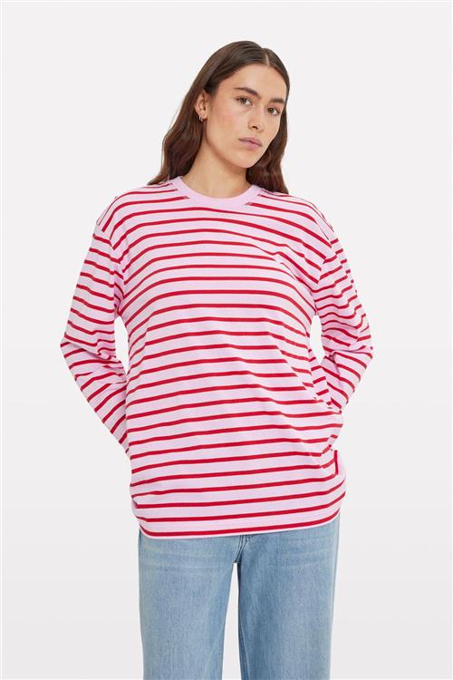 Envii Enkulla LS Stripe 5310 Kvinde Pirouette/salsa Toppe Str XS - hos Magasin