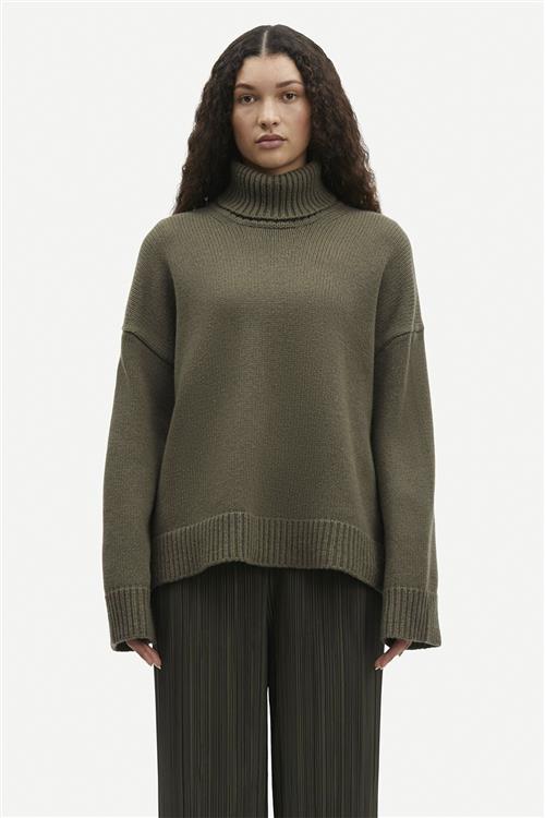 Samsøe Samsøe Keik Turtleneck 11250 Kvinde Sea Turtle Sweaters Str XS - hos Magasin