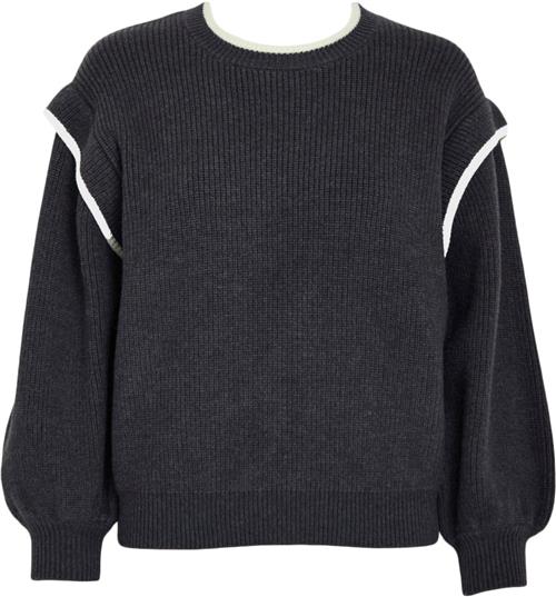 Se Minus Jayla Knit Pullover Kvinde Nine Iron Gray Sweaters Str L - hos Magasin ved Magasin