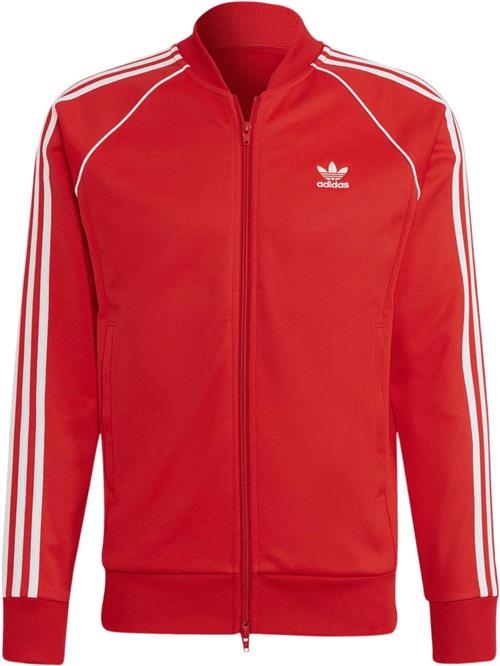 adidas Adicolor Primeblue sst Track Jacket Mand Red/white Sweatshirts Str XS - Bomuld hos Magasin