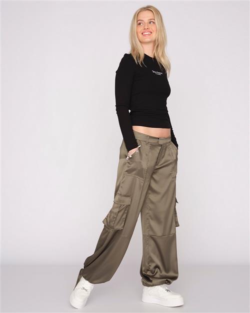 Juicy Couture Fanta Cargo Pant Kvinde Thyme Cargo Bukser Str M - hos Magasin