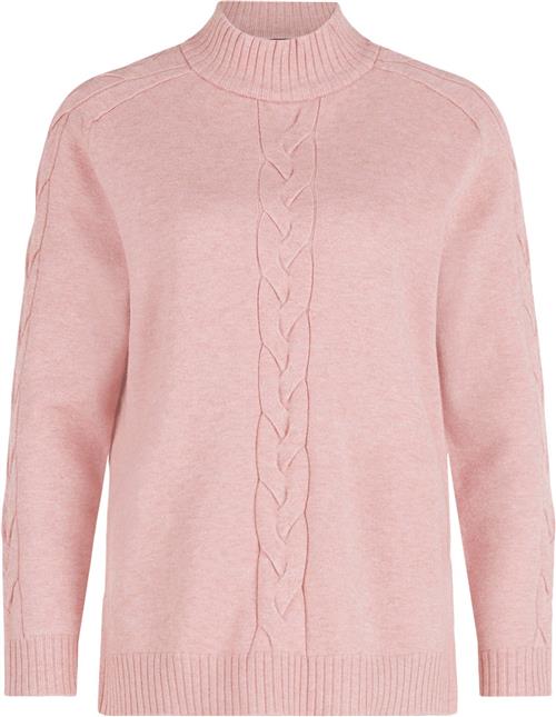 Betty Barclay Strickpullover Ku Kvinde Pale Mauve Melange Sweaters Str 38 - hos Magasin