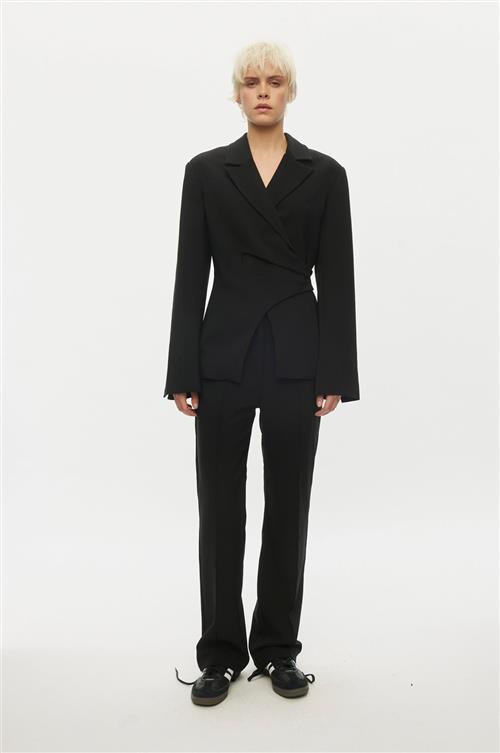 Oval Square Delight Blazer Kvinde Black Blazere Str XS - hos Magasin