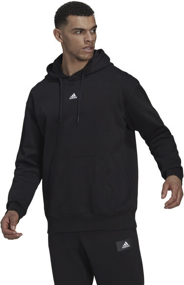 Se adidas Essentials Feelvivid Cotton Fleece Drop Shoulder Hættetrøje L - Hættetrøjer Bomuld hos Magasin ved Magasin