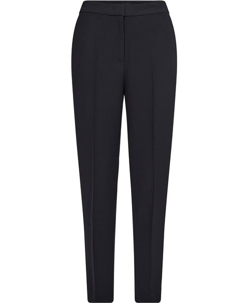 Soaked in Luxury Slnewtona Pants Kvinde Dark Navy Bukser Med Smalle Ben Regular Fit Str S - hos Magasin