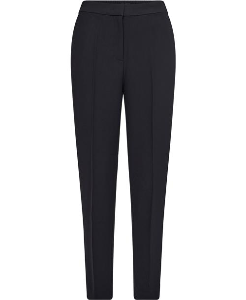 Se Soaked in Luxury Slnewtona Pants Kvinde Dark Navy Bukser Med Smalle Ben Regular Fit Str M - hos Magasin ved Magasin