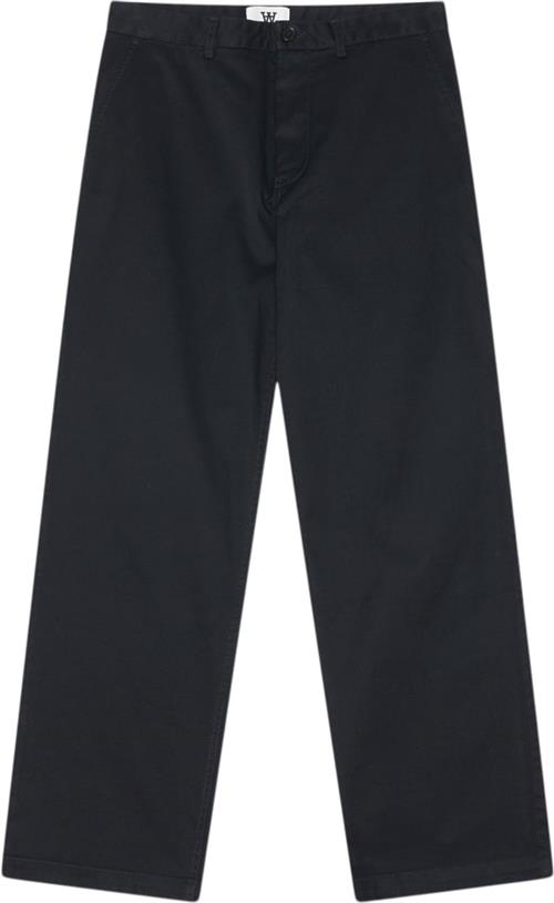 Se Wood Wood Silas Classic Trousers Mand Black Chinos Str 29 - Bomuld hos Magasin ved Magasin