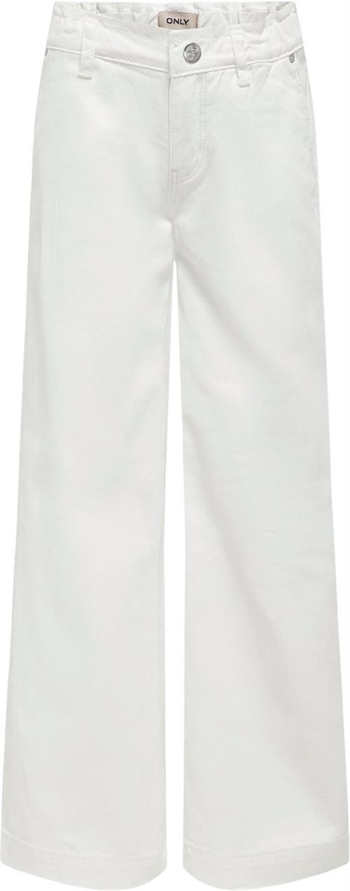 Se ONLY Kogcomet Wide DNM Guo020 Str 158 - White Jeans Denim hos Magasin ved Magasin