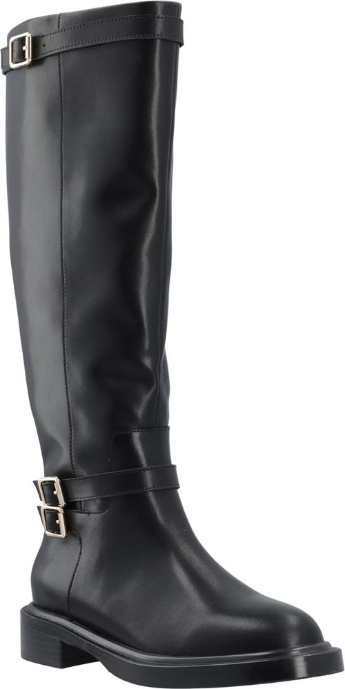 Se Bianco Biapaloma Knee High Boot Smooth Leather Kvinde Black Langskaftede Støvler Str 39 - hos Magasin ved Magasin