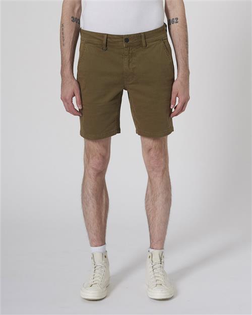 Neuw Denim Cody Workwear Short Copper Mand Brown Chino Shorts Str 30 - hos Magasin