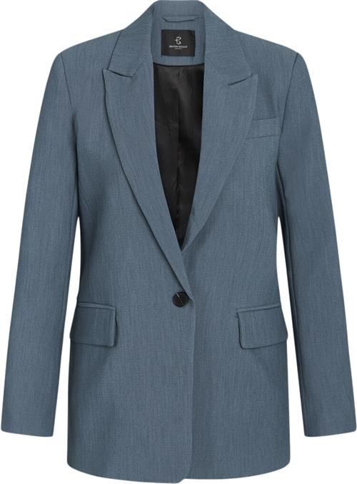 Se Bruuns Bazaar Cindysusbbfrida Blazer Kvinde Indian Teal Blazere Str 42 - Polyester hos Magasin ved Magasin