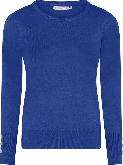 Micha BB Jumper_Bbspringviscoseknit Kvinde Regat Blue Sweaters Str XL - hos Magasin