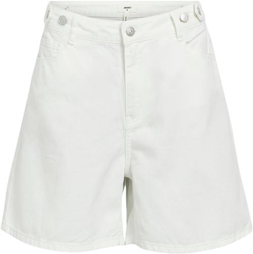 Object Objglory MW OZ Twill Shorts 133 Kvinde Cloud Dancer Denim Shorts Str XS - hos Magasin