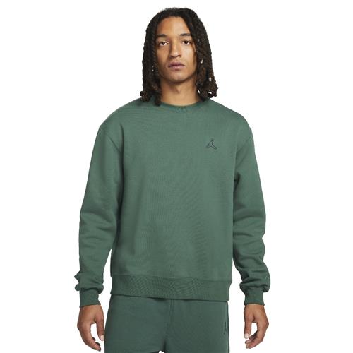 Se Nike Jordan Essentials Fleece Sweatshirt Mand Green Sweatshirts Str M - Bomuld hos Magasin ved Magasin