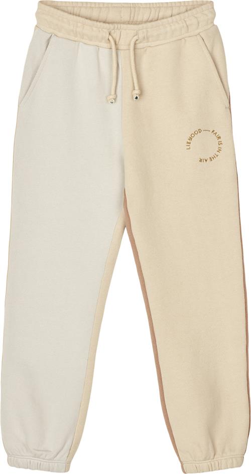 Se Liewood Inga Colourblock Sweatpants Str 116 - Tuscany Rose Mix Bukser hos Magasin ved Magasin