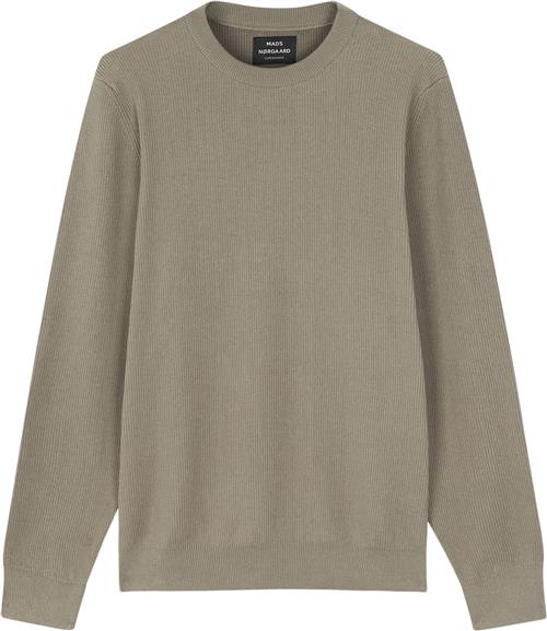 Mads Nørgaard - Copenhagen Tight Cotton Emil Knit Mand Brun Sweaters Str XL - hos Magasin