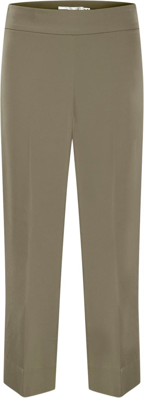 Se InWear Zhen Culotte Pant Kvinde Sandy Grey Bukser Med Lige Ben Regular Fit Str 34 - hos Magasin ved Magasin