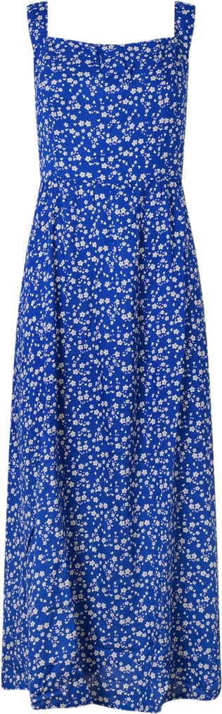 Lollys Laundry Evangelinell Midi Dress SL Kvinde Flower Print Midi Kjoler Str XL - hos Magasin