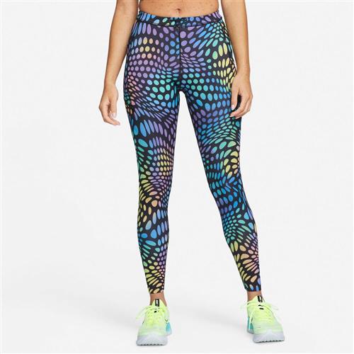 Nike Dri Fit Run Division Mid Rise Lobetights S - Tights Polyester hos Magasin