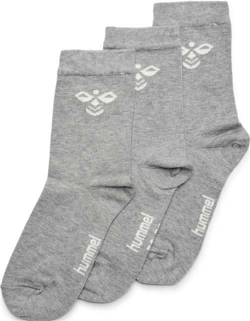 Se Hummel Sutton 3pack Sock Str 28-31 - Grå Strømper hos Magasin ved Magasin