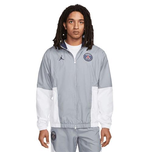 Se Nike Paris Saintgermain Jacket Mand Grey Sweatshirts Str XL - Polyester hos Magasin ved Magasin