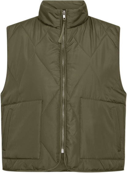 soyaconcept Scfenya 64 Vest Oliven Kvinde 7750 Oliven Veste Str M - Polyester hos Magasin