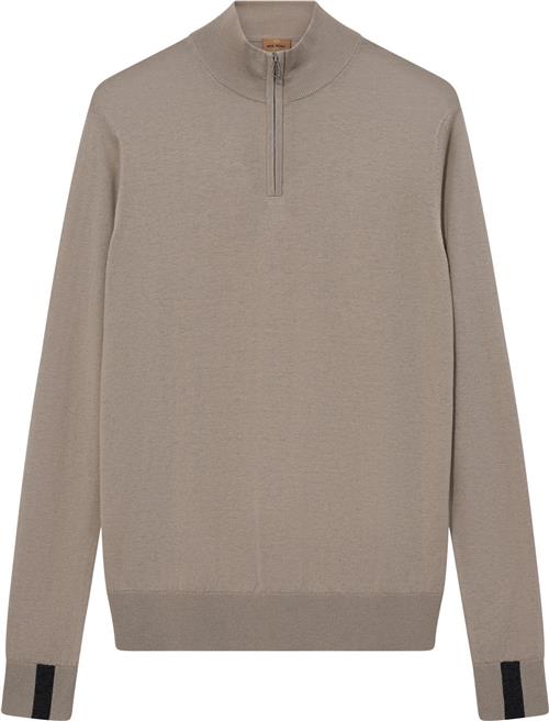 Se Mos Mosh Gallery Mmgadam Soft Zip Turtle Neck Knit Mand Soft Kit Sweaters Str L - hos Magasin ved Magasin