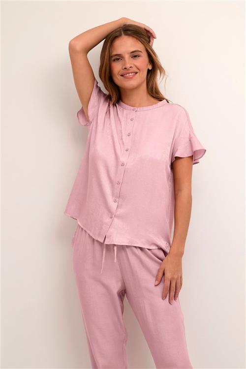 Cream Crsiran Shirt Kvinde Light Rose Kortærmede Bluser Str 40 - hos Magasin