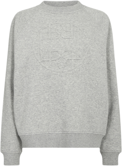 Levete room Lrnuka 11 Kvinde L9950 - Light Grey Melange Sweaters Str M - hos Magasin