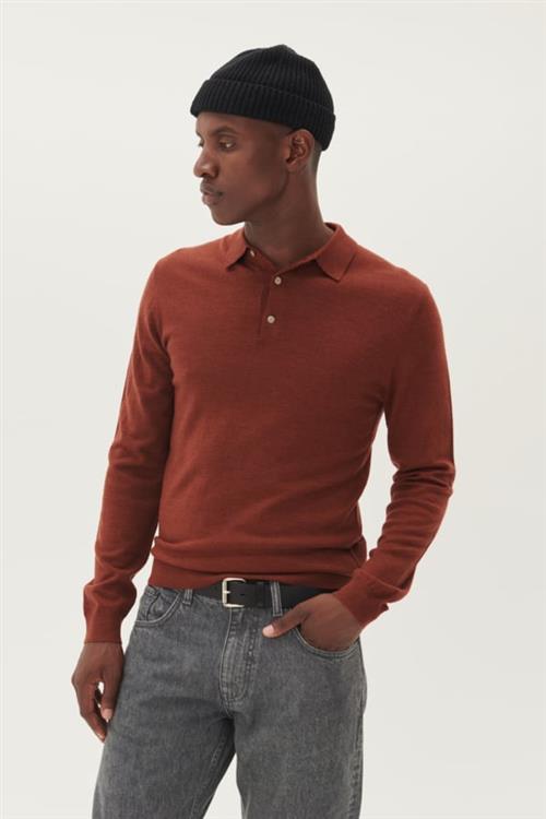 Matinique Maklint Mand Cambridge Brown Melange Sweaters Regular Fit Str XL - hos Magasin