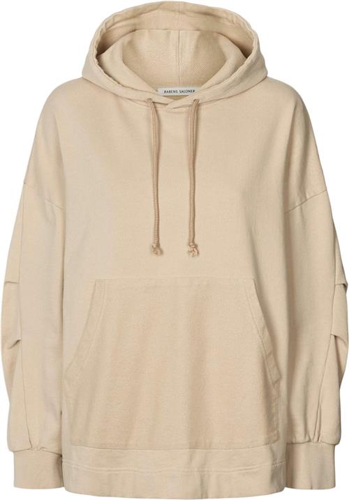 Se Rabens Saloner Loop Back Hoodie Sevilla Kvinde Oyster Toppe Str M/L - hos Magasin ved Magasin