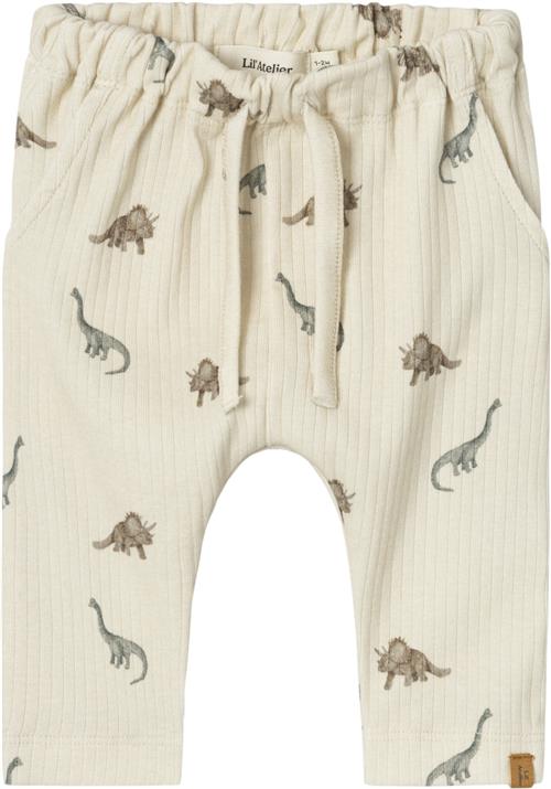 Se Lil' Atelier Nbmgio BAM RLX Pant LIL Str 62 - Birch/aop Bukser hos Magasin ved Magasin