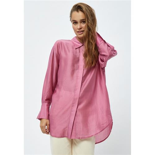 Se Minus Meredy Shirt Kvinde Super Pink Langærmede Skjorter Str 36 - hos Magasin ved Magasin