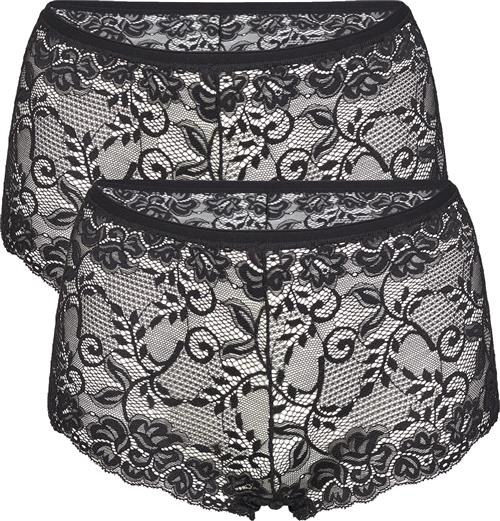 Magasin du Nord Collection Magasin Lace Shorts Mina 2 PK Højtaljede Trusser Str M