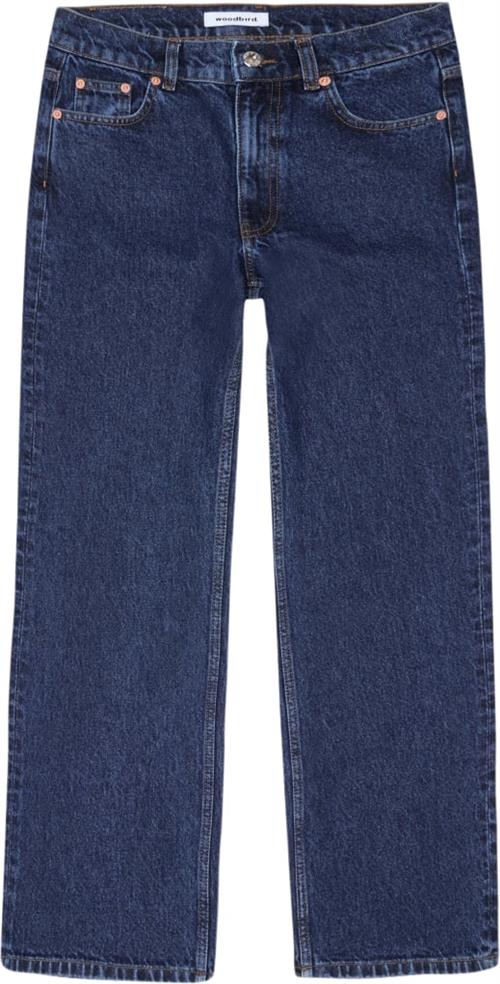 Woodbird Carla 90s Rinse Jeans Kvinde 90sblue Boyfriend Jeans Str 26 / 33 - Bomuld hos Magasin